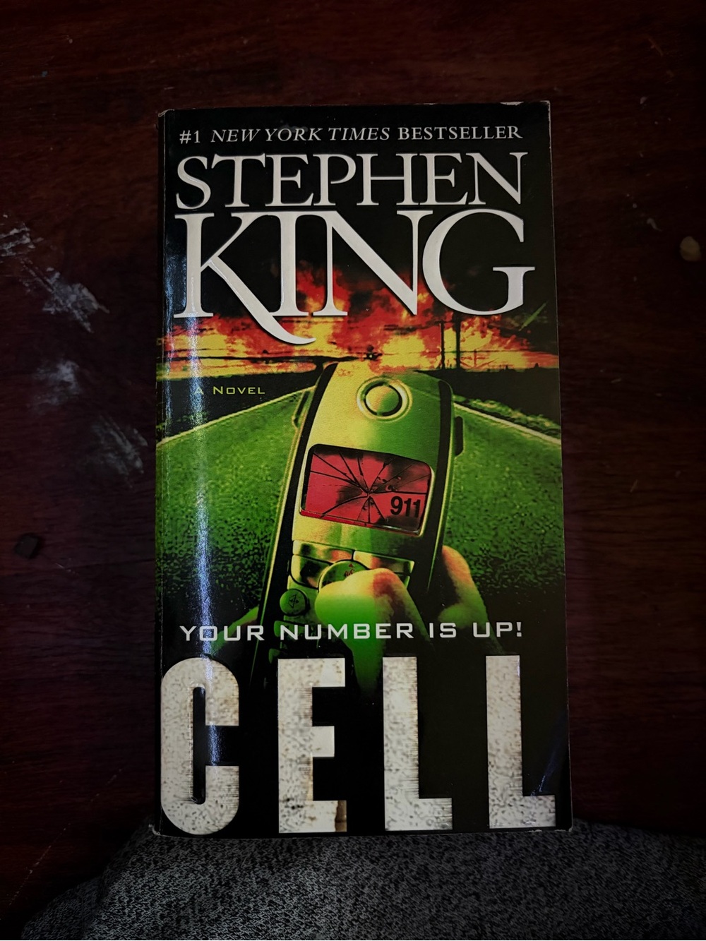 CELL Paperback Novel - Green Cover